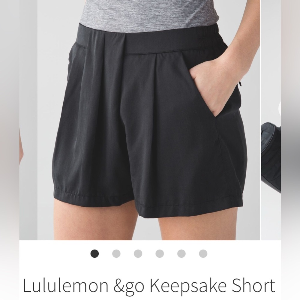 lululemon athletica Black Keepsake Women's Shorts